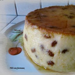 Semolina cake with caramel