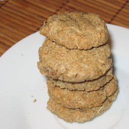 Shortbread coconut and buckwheat, milk