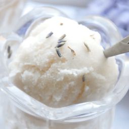 Sorbet with Lavender