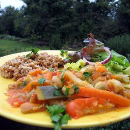 Spelt Pilaf with vegetables