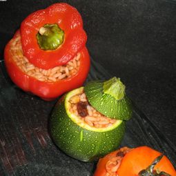 Stuffed vegetables vegetarian