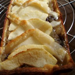 Tart apples and plums