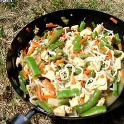 Tempeh sautéed vegetables
