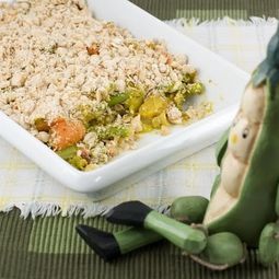 Vegetable Crumble with Lemon Cashew