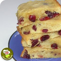 White Chocolate Brownie &amp; The Cranberries