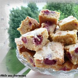 White Chocolate Raspberry Brownies