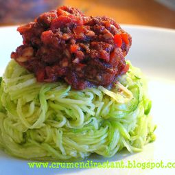 Zucchini salad with tomatoes
