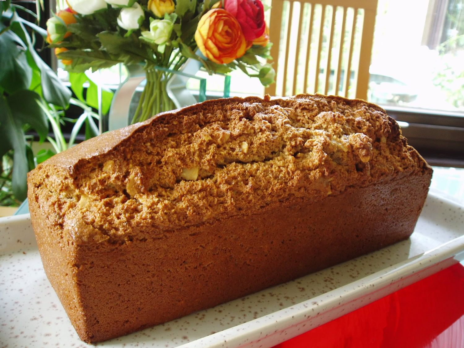 Cake made with chestnut flour, almonds and hazelnuts