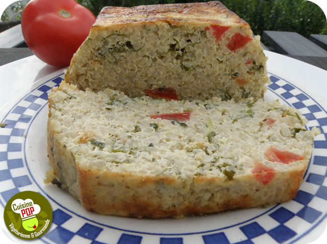 Cake Quinoa and Arugula