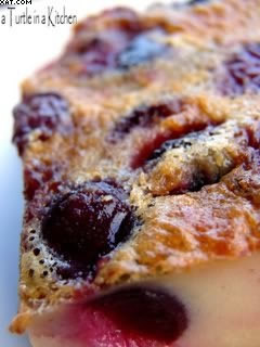 Cherry clafoutis