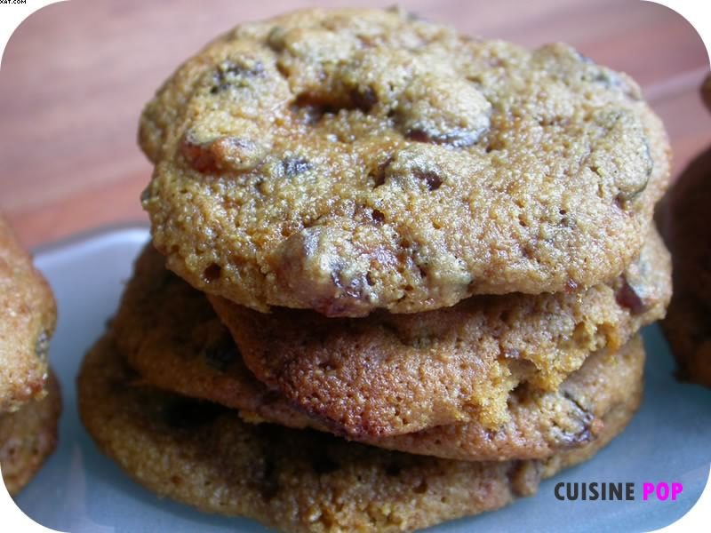 Cookies corn flour and raisins