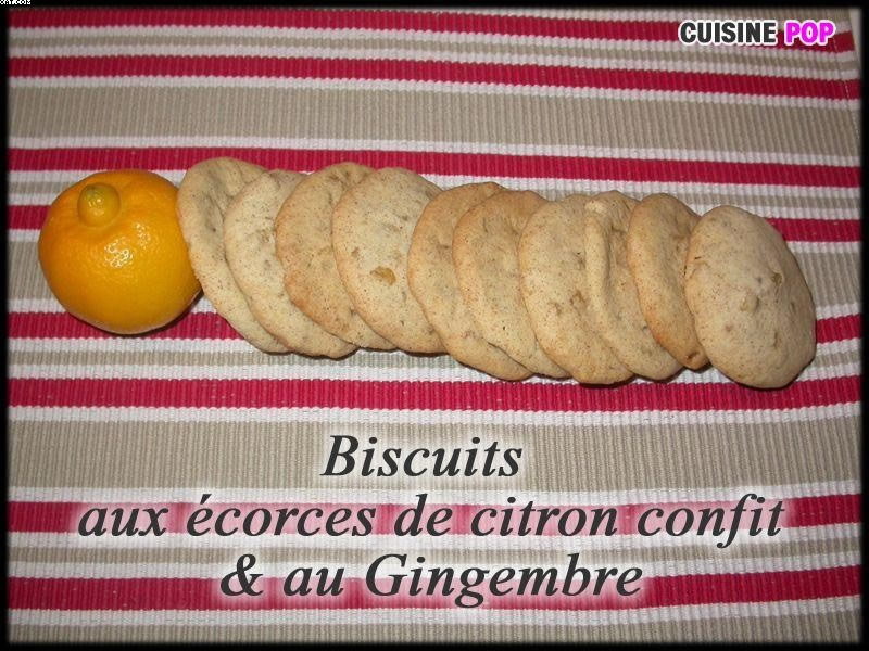 Cookies lemon & Ginger