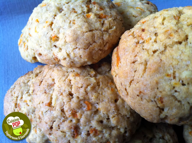 Cookies oatmeal and carrots