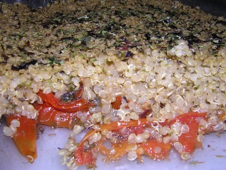 Crumble Tomato Quinoa