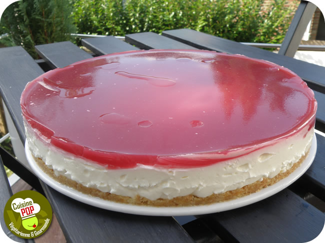 Lemon Cheesecake Raspberry Mirror