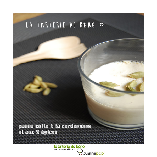 Panna cotta with cardamom and spices 5