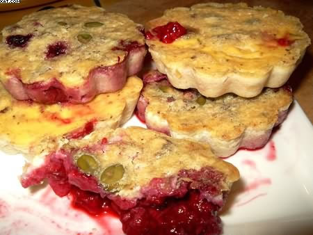 Pink Raspberry Pistachio Clafoutis