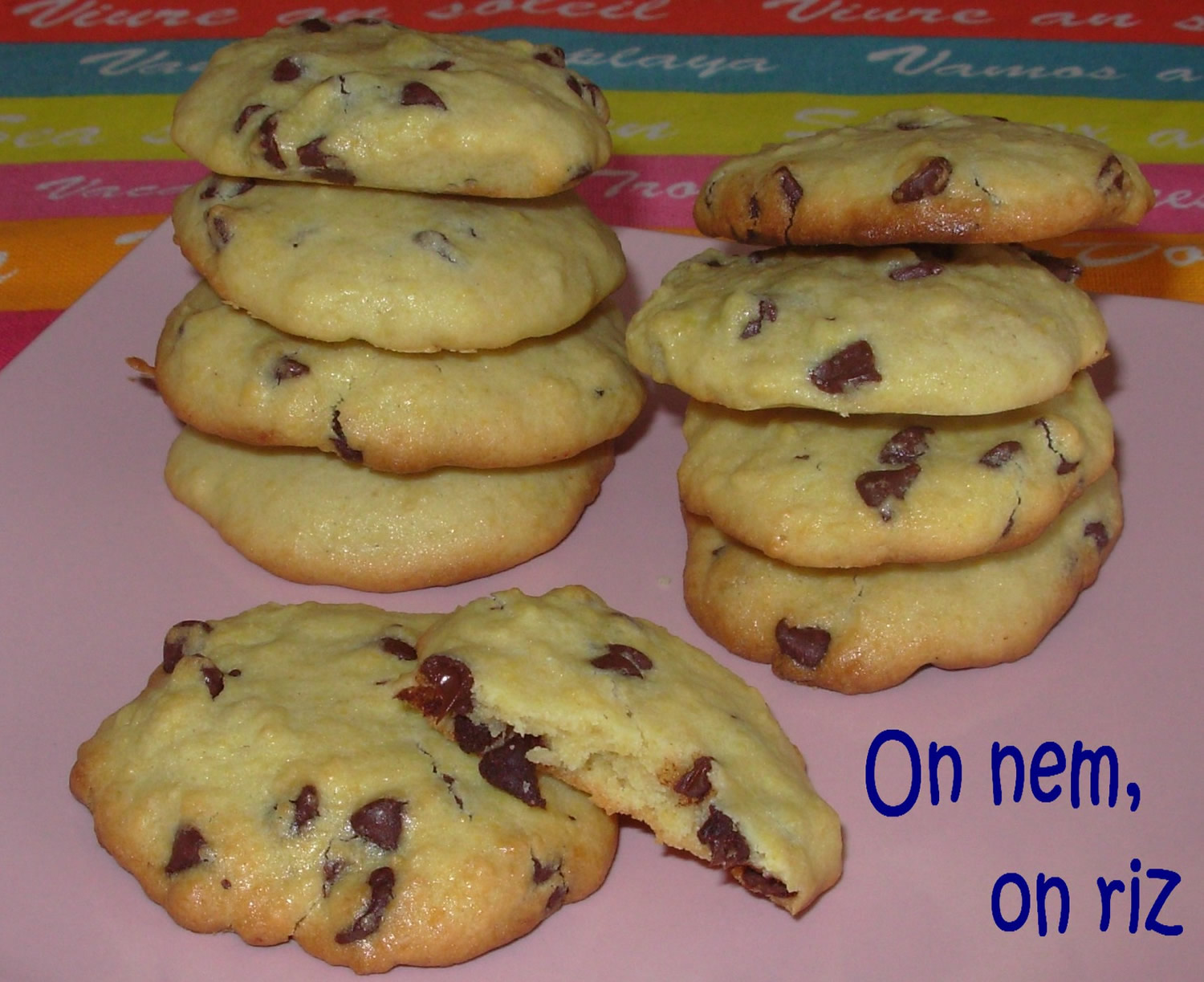 Quinoa cookies and chocolate chip