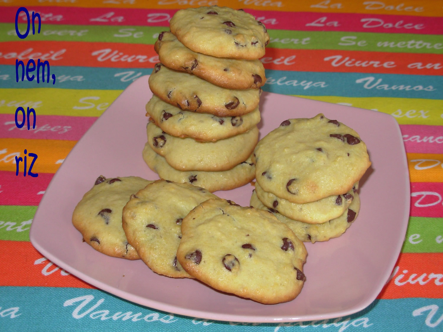 Quinoa cookies and chocolate chip