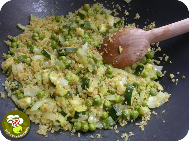 Quinoa Pilaf with Green