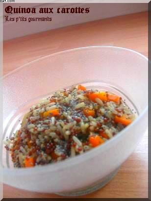 Quinoa with carrots