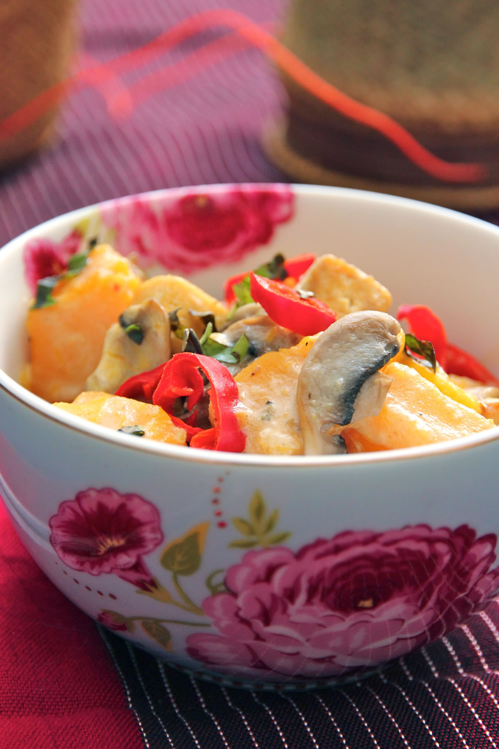 Red Curry Tofu butternut squash