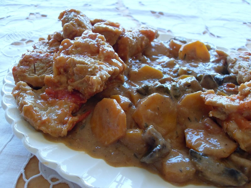 Sauteed Seitan Marengo