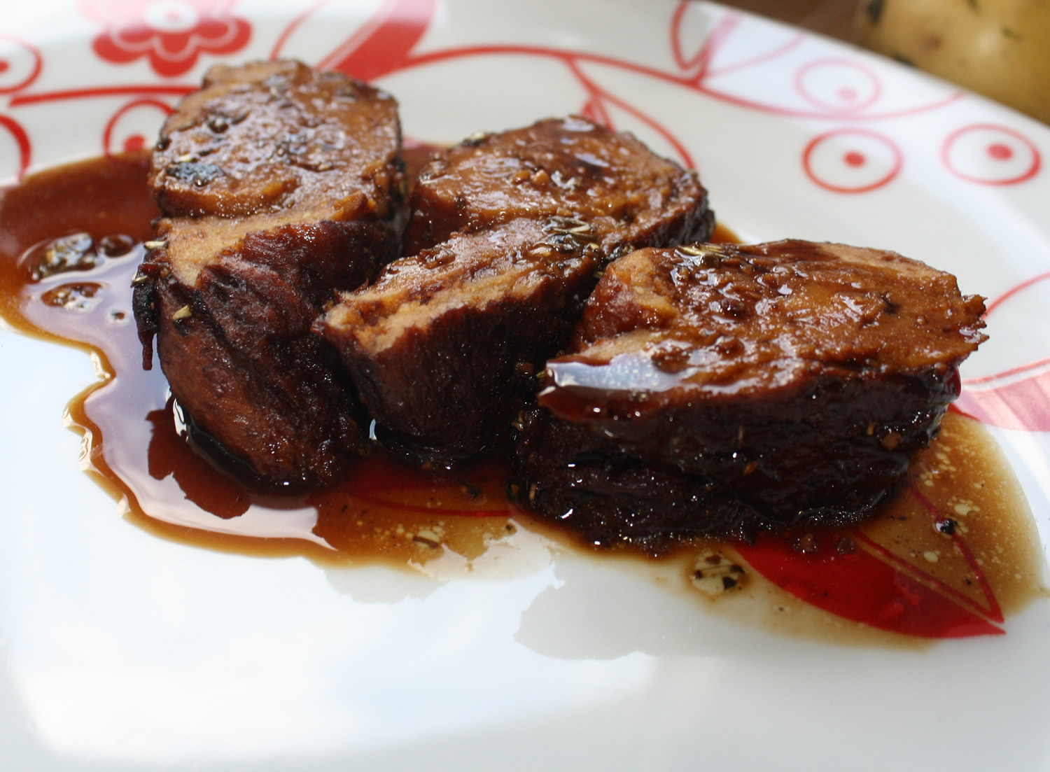 Seitan Roast in the oven