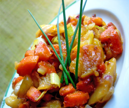 Stir-fried vegetables