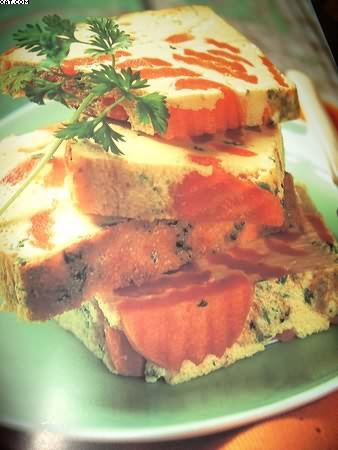 Terrine of carrots with cumin