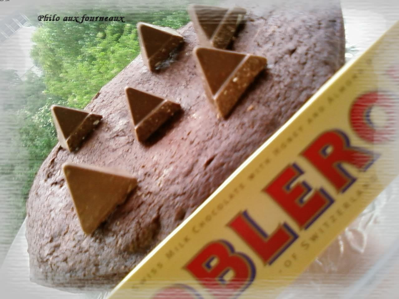 Toblerone chocolate fondant & cute