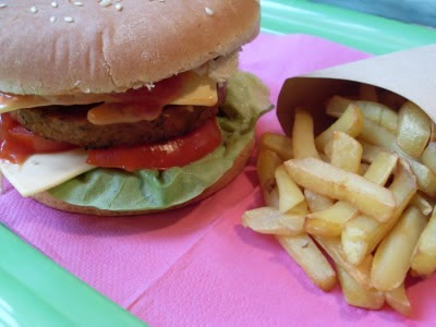 Vegan Burger fries