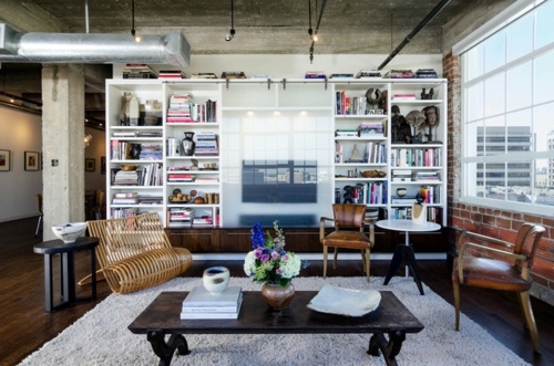 12 Hints for beautiful living in a loft or studio