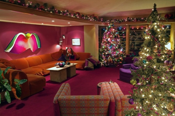 15 great colorful interior design ideas for Christmas decoration