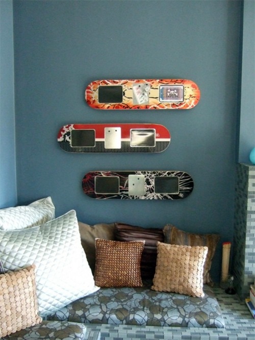 19 DIY home design ideas – amazing skateboard products