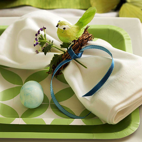 20 easy homemade Easter table decorations and placemats