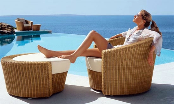 25 Outdoor Rattan Furniture – Lounge furniture from rattan and wicker