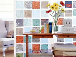 15 Ideas for exclusive wall decoration with squares