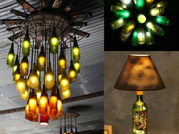 26 craft ideas for DIY projects from wine bottles