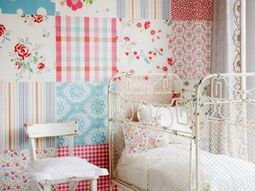 35 great ideas for patchwork wall decoration