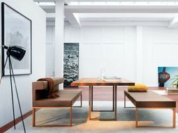 5 styles, 5 dining tables, benches and chairs of Girsberger