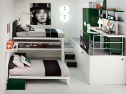 7 modern loft bed designs for boys of Timidey Spa