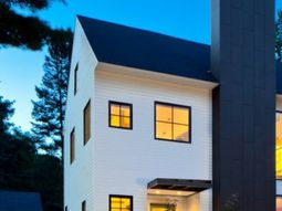 A chic little house with elegant modern interiors and Outlook