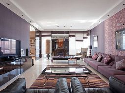 Ambience in Purple – The splendor of the violet interior