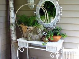 Balcony design – Inspiration: Shabby Chic style