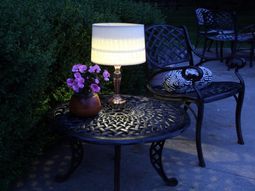 Beautiful table lamp yourself make – Brighten your night outdoors!