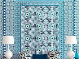 Blue Wallpaper – the perfect Piped in each room