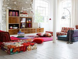 Casual chic living room design: Rustic, cozy furniture