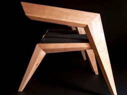 Celebrate avant-garde minimalism: 2R vanguard wooden chair by Sien Studio