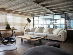 Chic Loft Design Studio and combined in a